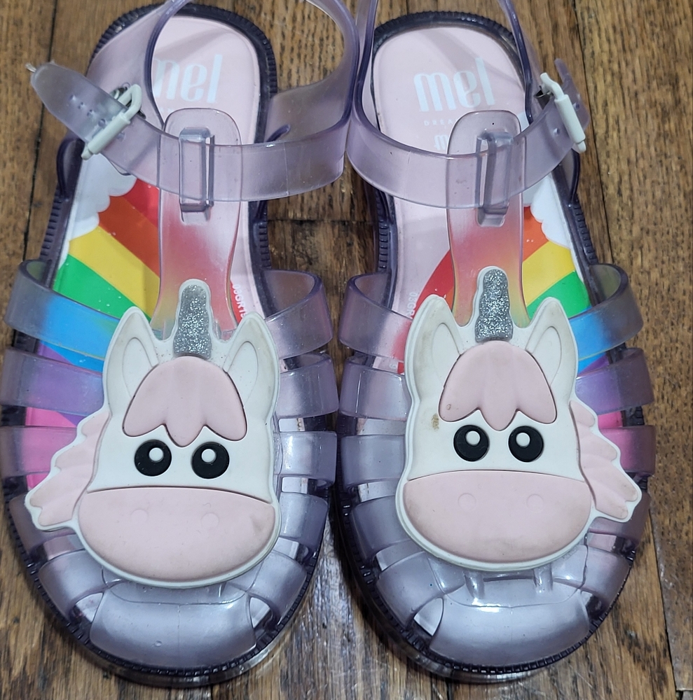 Mini Melissa Mel Size 13 Unicorn JEL